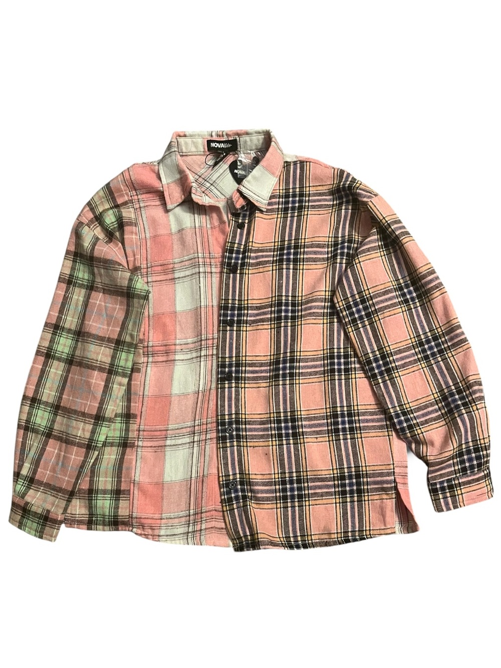 Fashion Nova Kids Pink Button Up SizeXS - Flannel
